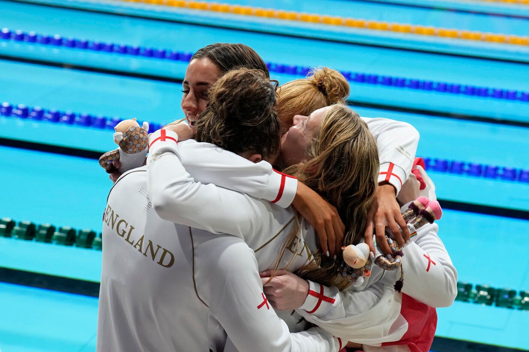 APTOPIX Britain Commonwealth Games Swimming